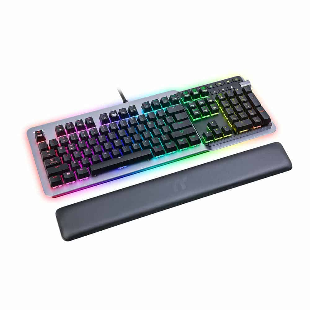 (image for) ThermalTake Argent K5 Mechanical RGB Gaming Keyboard w/ Wrist Rest - UK Layout